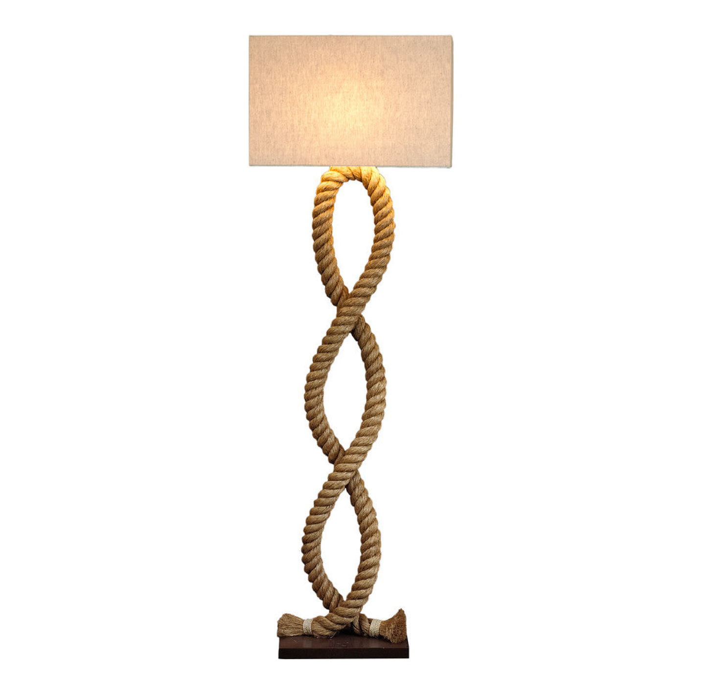 Twisted Rope Floor Lamp