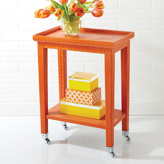 Orange Cote d'Azur Phone Table -SOLD OUT!