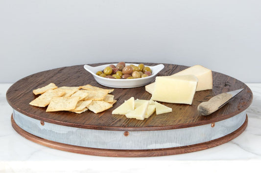 Wine Barrel Lazy Susan