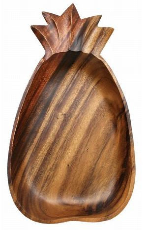 Pineapple Acacia Wood Serving Platter