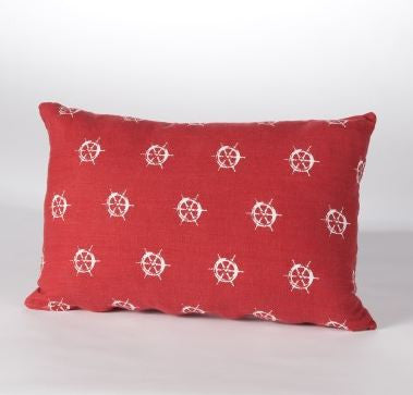 Ships Wheel Lumbar Pillow